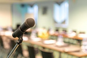 microphone-conference-hall